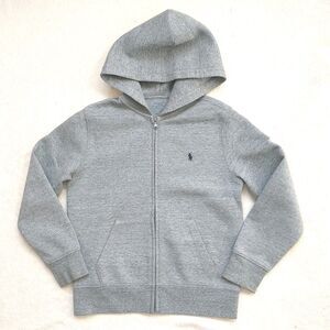 Polo Ralph Lauren Sweatshirt Hoodie Boys M 10-12 Gray Pocket Pony